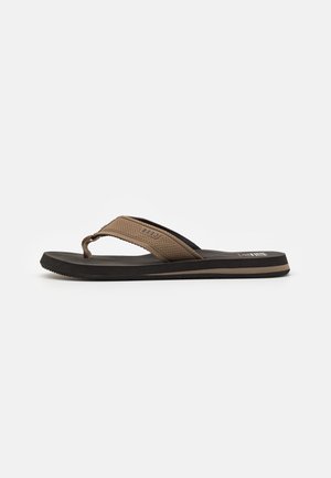 Reef
THE LAYBACK - Sandales tongs - black/tan