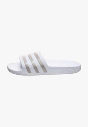 adidas Performance
ADILETTE AQUA - Sandales de bain - footwer white / platin metallic