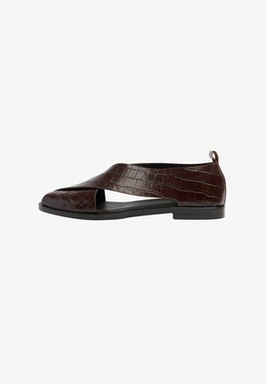 Scarosso
Sandales - dark brown crocodile print calf