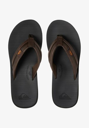 Quiksilver
CARVER SQUISH - Sandales tongs - brown/black/brown