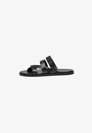 Zign
LEATHER - Sandales tongs - black
