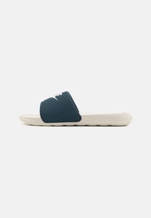Nike Sportswear
VICTORI ONE SLIDE UNISEX - Mules - armory navy/sail/light orewood brown